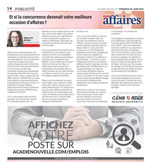 Voix des affaires 26 juin 2026