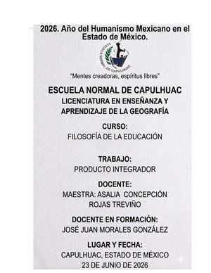 Filosofía Trabajo Final