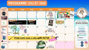 Calendrier Juillet