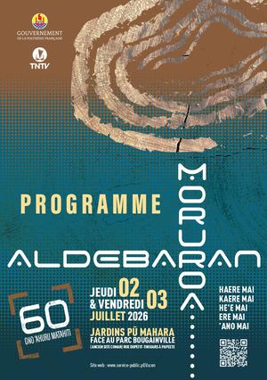 Programme Officiel Commemoration 1966 2026 Aldebaran Moruroa Polynesie Francaise