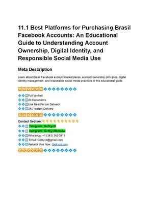 B+uy +Facebook Accounts In Usa The Safe Way