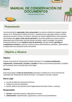 Manual De Conservación De Documentos 1