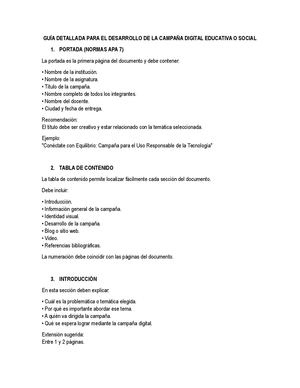 Guía Detallada Para El Desarrollo De La Campaña Digital Educativa O Social (1)