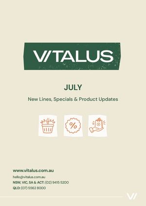 July 26 Monthly New Lines & Specials