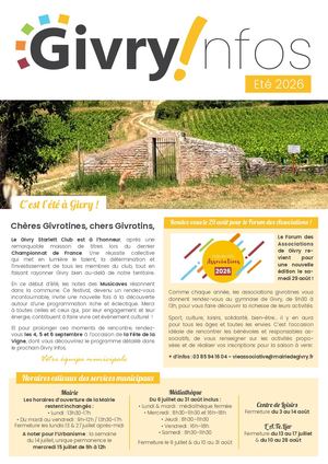 Givry Infos - Ete 2026