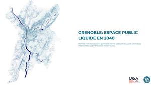 Grenoble : espace public liquide en 2040
