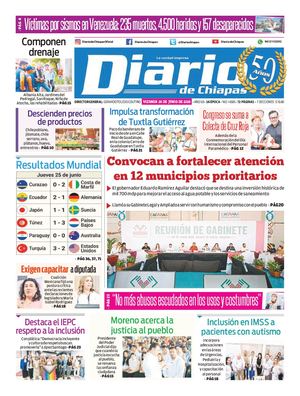 Portada, Viernes 26 De Junio De 2026