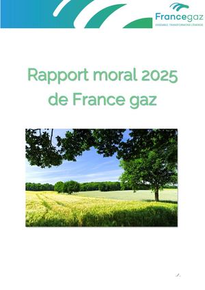 France gaz Rapport Moral 2025