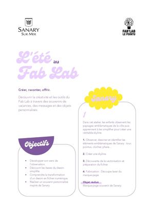 L'été 2026 Au Fablab