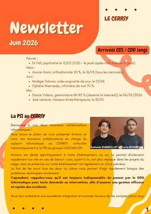 News Cerrsy Juin 2026