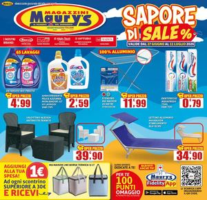Promozione Maury's Sapore Di Sale % Dal 27 Giugno Al 11 Luglio 2026