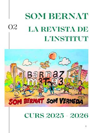 Disseny Revista Som Bernat 2