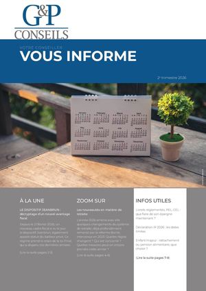 Newsletter 2e Trimestre 2026