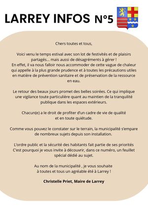 Larrey Infos N°5