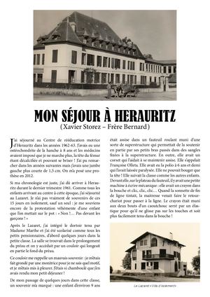 Témoignage Frère Bernard