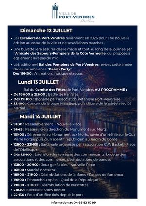 Fête du Port 2026 – Le programme officiel