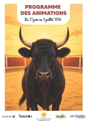 Programme des animations du 27 juin au 3 juillet 2026