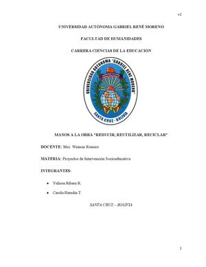 Informe De Proyectos Terminado Carola H