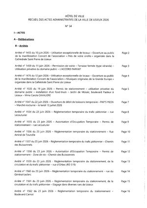 Recueil N° 34