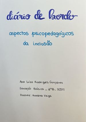 Diário de bordo