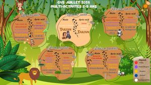 Planning multi activités 2 à 5 ans : juillet 2026