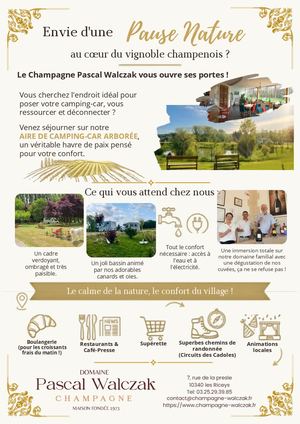 Aire de Camping-car Domaine Champagne Pascal Walczak