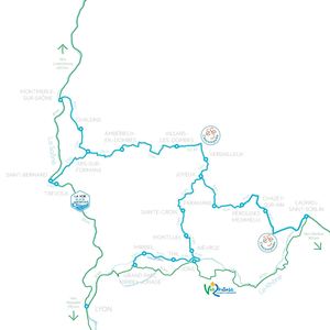 Carte simplifiée de l'Escampette