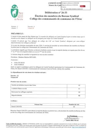 26 33 Élection Bureau Cd C Orne