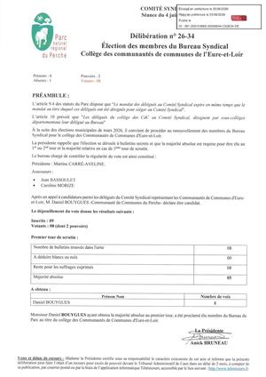 26 34 Élection Bureau Cd C Eure Et Loir
