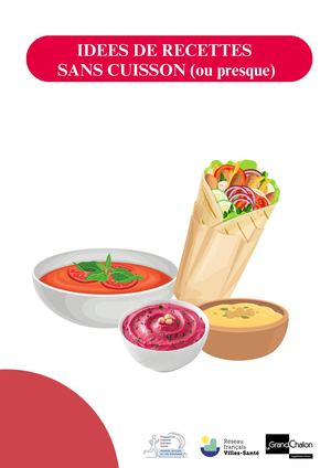 Livret Recettes Sans Cuisson (Ou Presque)