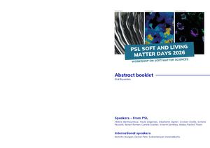 Abstract booklet - PSL Soft and Living Matter days 2026