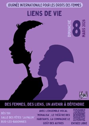Flyer - Journée internationale des droits des femmes | Buis-les-Baronnies