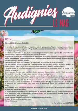 Audignies, Le Mag' n°7