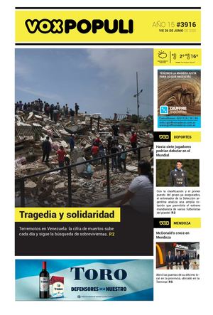 Tapa Vox Viernes 26 06 2026