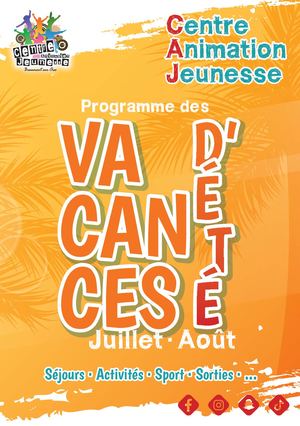 Programme d'été du CAJ - 2026