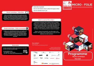 Brochure Programme Mai | Micro Folie