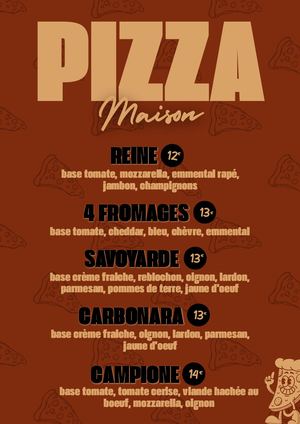 CARTE PIZZA????
