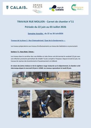 Carnet de chantier n°11