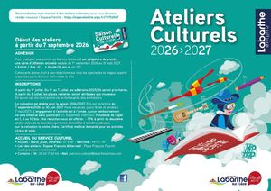 Depliant Ateliers Culturels 2606