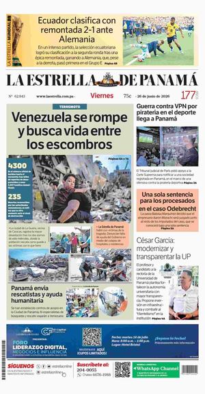 2026 06 26 Diario La Estrella De Panama