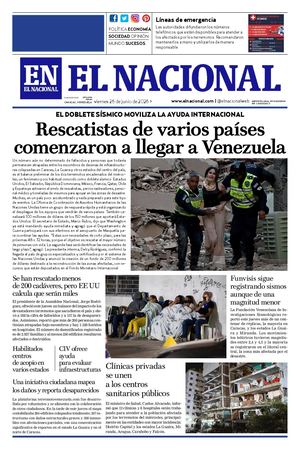 2026 06 26 Diario El Nacional Ve