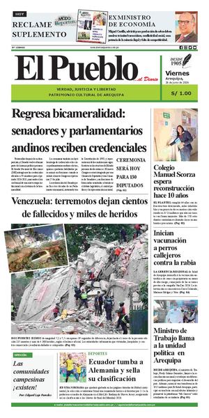 2026 06 26 Diario El Pueblo Aqp