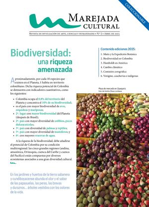 Marejada Cultural N.° 2 Biodiversidad: una riqueza  amenazada