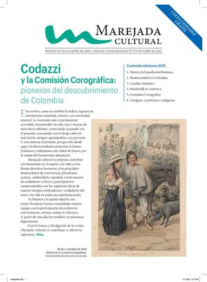 Marejada Cultural N°. 5 Codazzi y la Comisión Corográfica:  pioneros del descubrimiento  de Colombia
