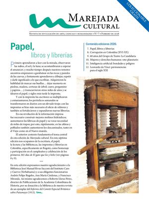 Marejada Cultural N.° 7 Papel, libros y librerías