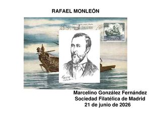 El Pintor Marinista Rafael Monleón en la Filatelia