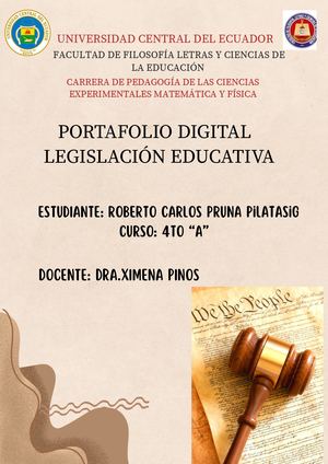 Portafolio Legislación