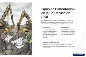 Tipos De Cimentacion En La Construccion Civil