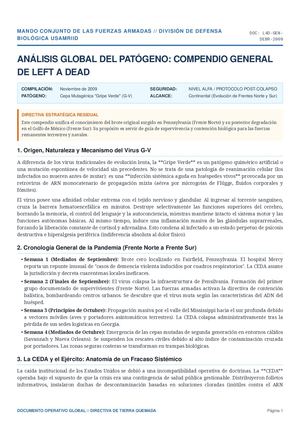Informe Lore General Left4dead