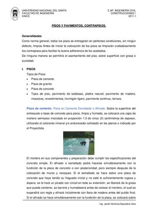 Tipos De Pisos